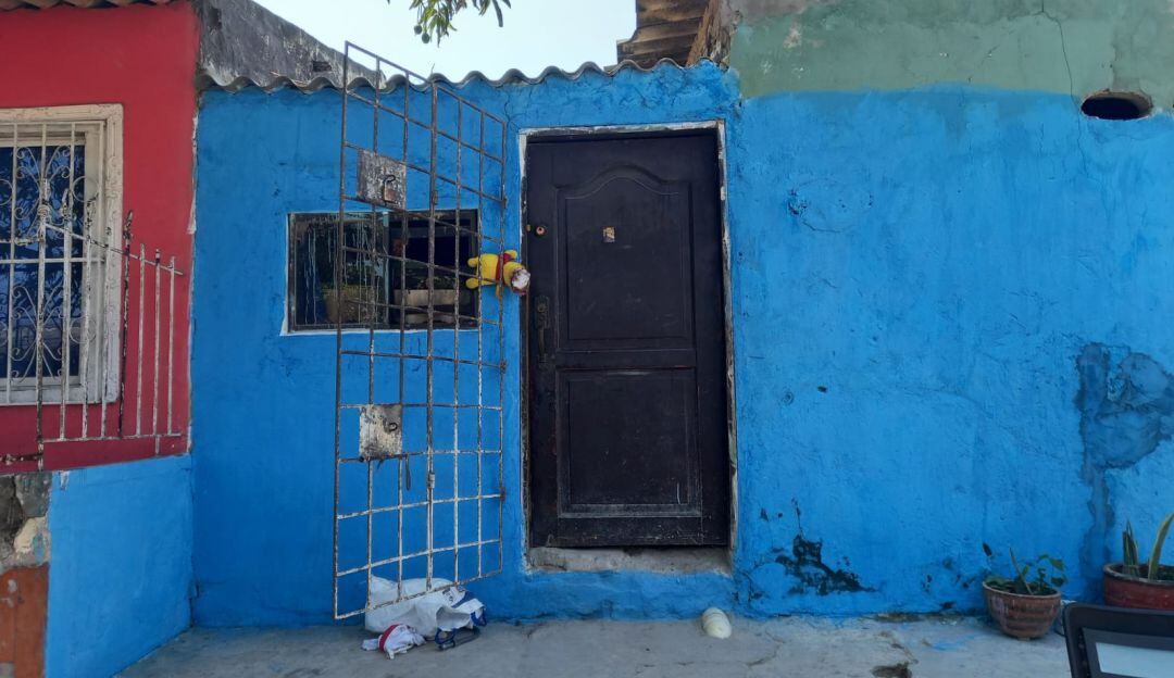 Vivienda donde fueron atacadas las mujeres