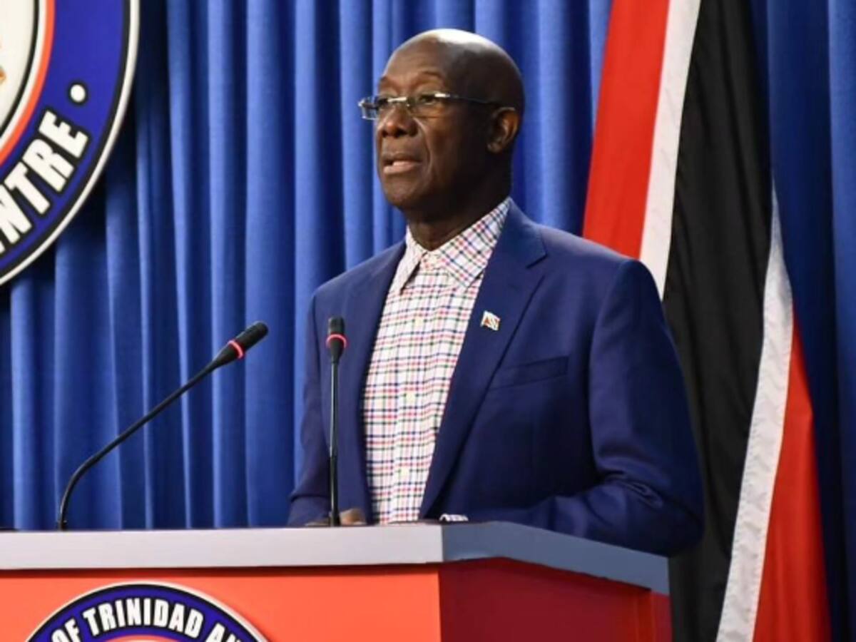 Primer Ministro se pronuncia frente a crisis de seguridad en Trinidad y Tobago