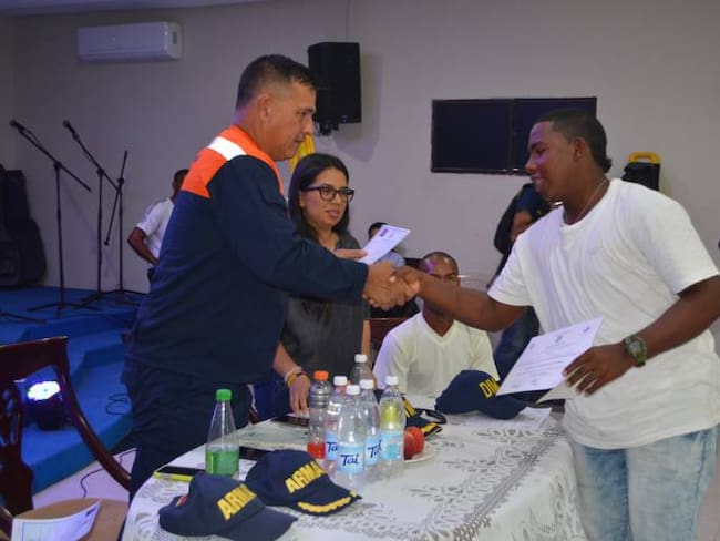 Dimar certificó a 60 motoristas en Bocachica, Cartagena