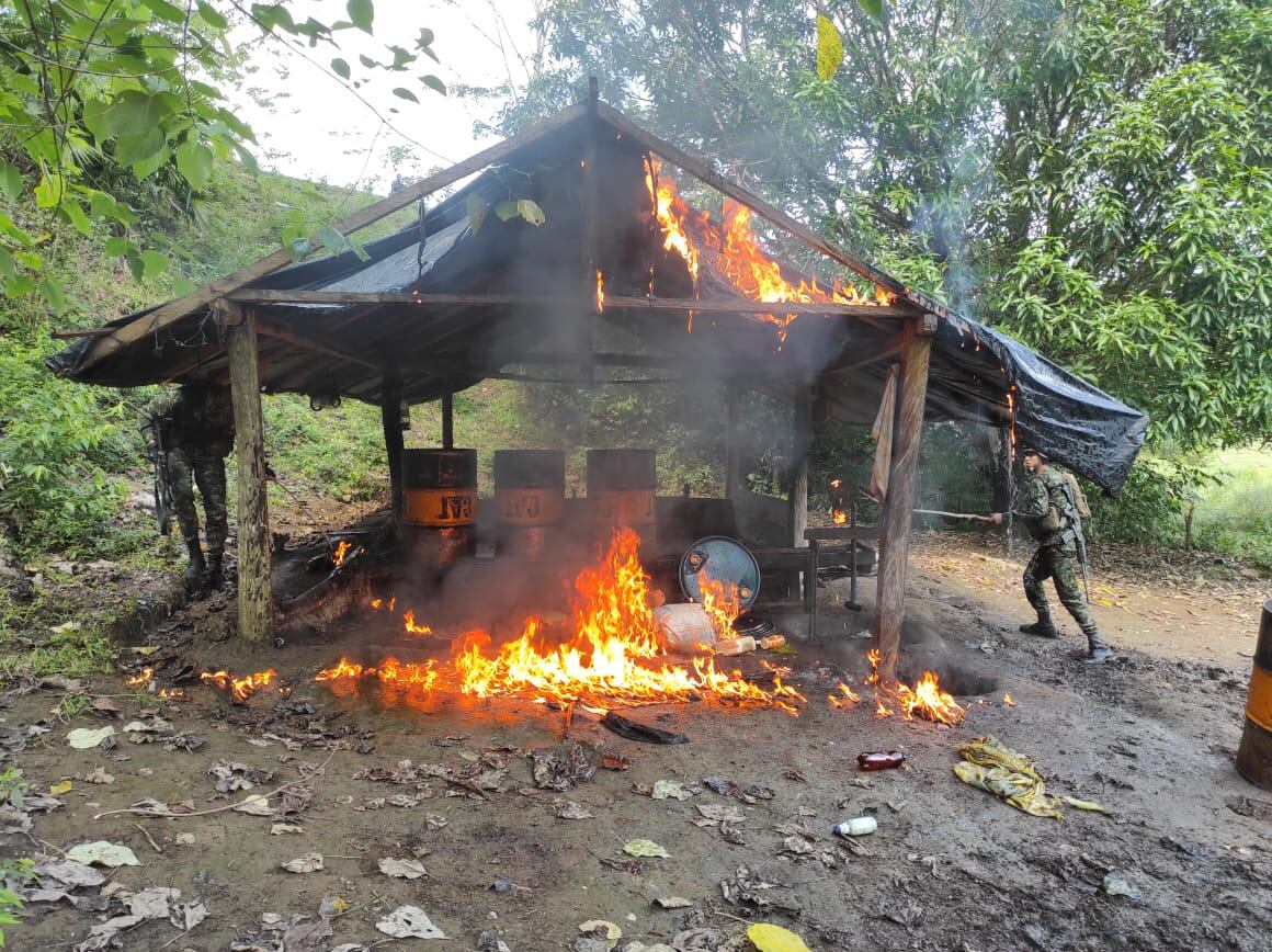 Las autoridades destruyen laboratorio de Cocaína - Foto de referencia