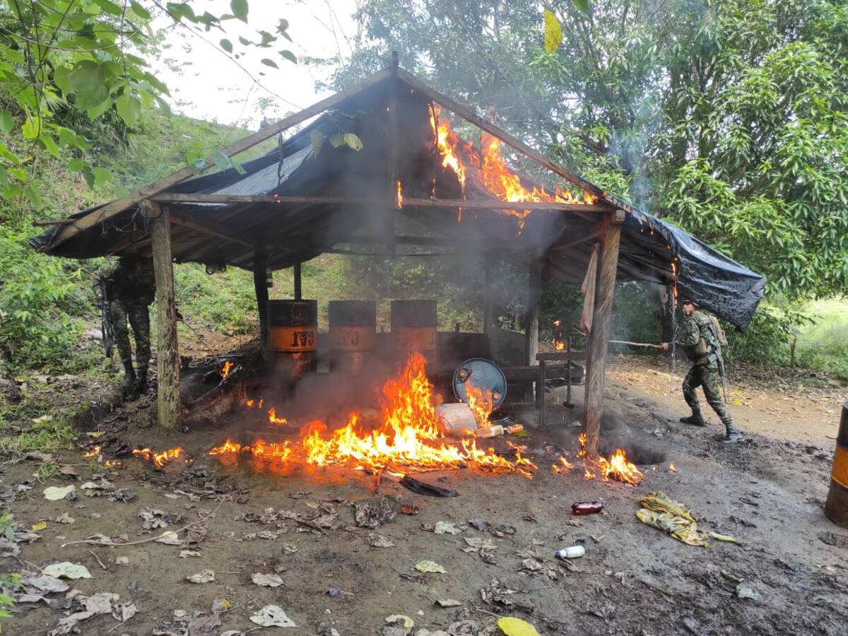 Las autoridades destruyeron dos laboratorios de pasta de coca en Córdoba