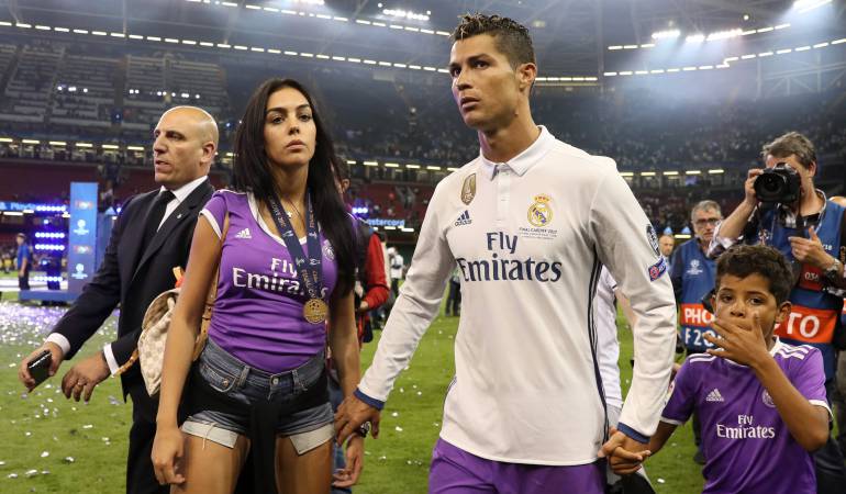 Georgina Rodríguez y Cristiano Ronaldo.
