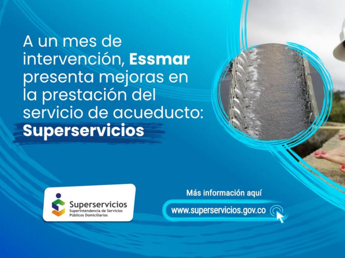 Superservicios aprueba $12.500 millones para atender déficit de la Essmar