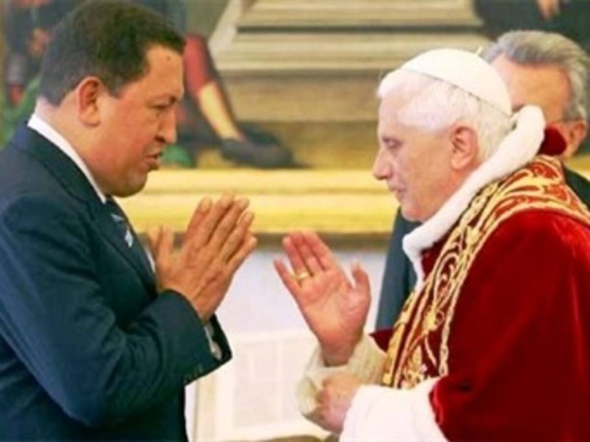 Vaticano desmiente posible encuentro entre Chávez y el Papa Benedicto XVI