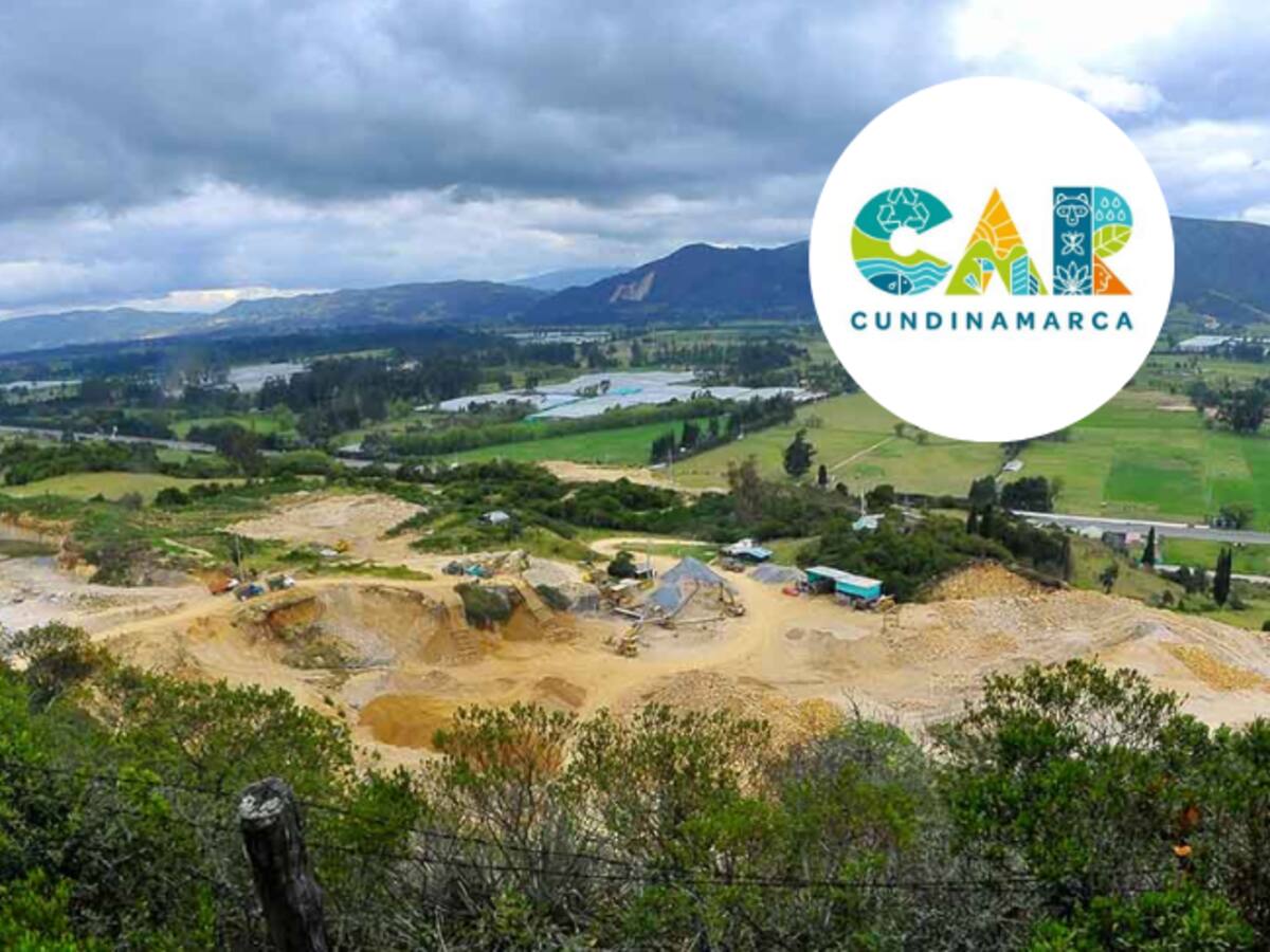 CAR suspende actividades de extracción de minerales en Tocancipá por falta de permisos