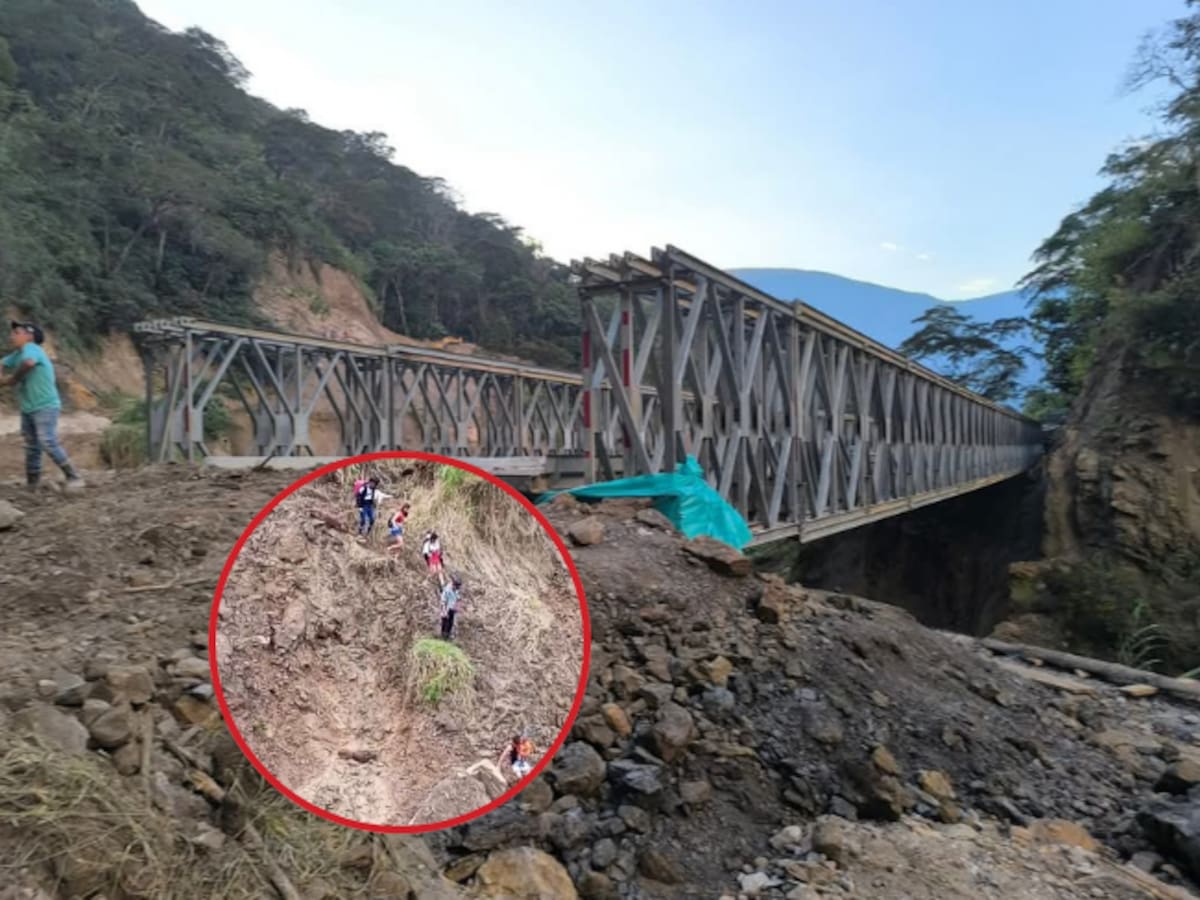 Video revela el peligroso trayecto que recorren campesinos de zona rural de San Andrés, Santander