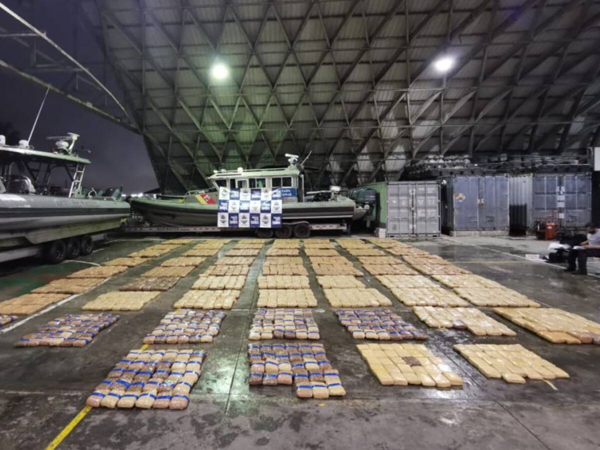 Tonelada y media de marihuana fue incautada en el Pacífico vallecaucano