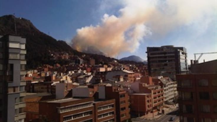 Declaran alerta naranja en Cundinamarca por situación de incendios forestales