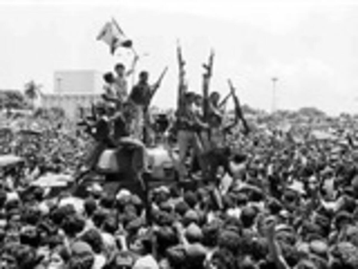 Los sandinistas llegan a Managua