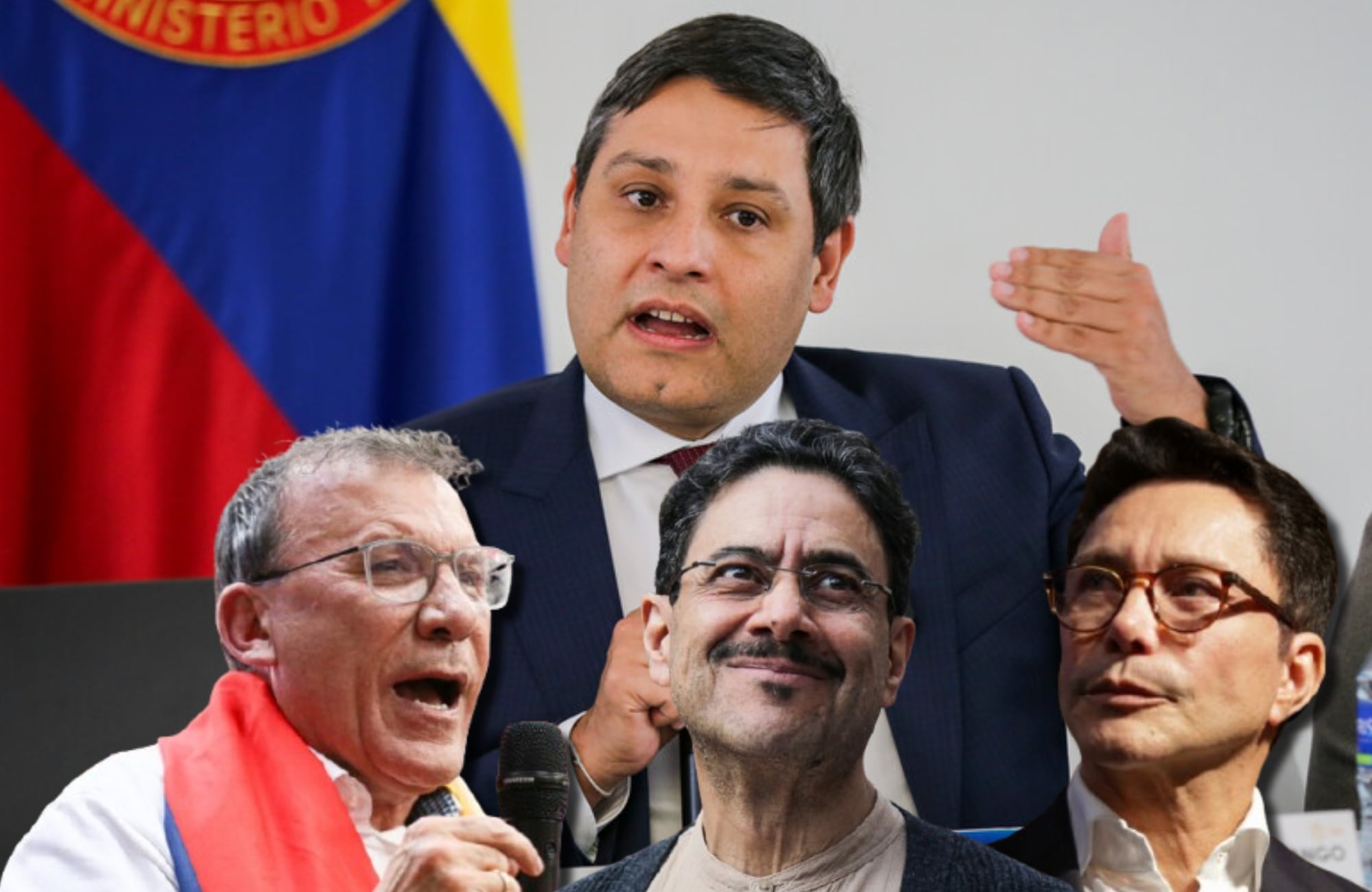 Mauricio Lizcano, Roy Barreras, Iván Cepeda y Carlos Caicedo. Fotos: (Colprensa - Mariano Vimos) / (Colprensa - Lina Gasca) / (Colprensa - Catalina Olaya). / (Colprensa - Cristian Bayona)