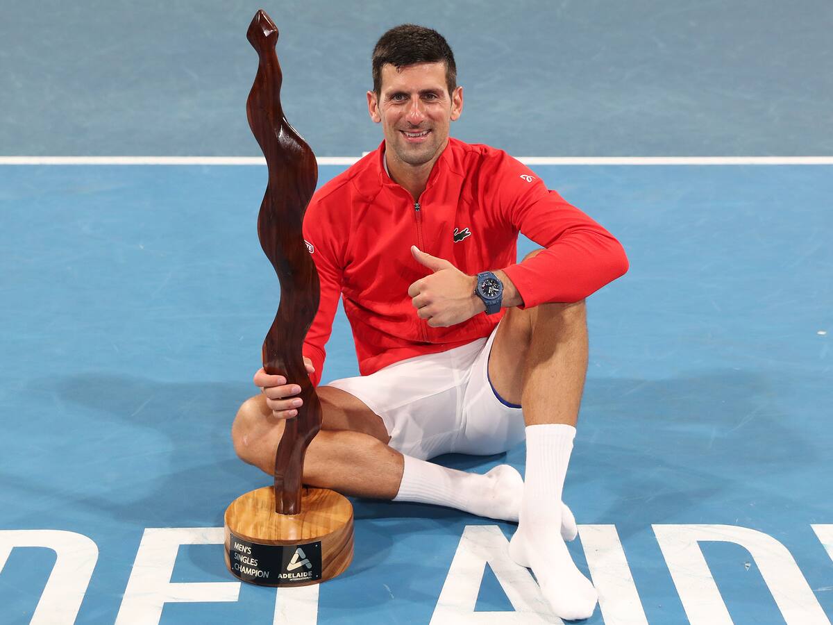 Novak Djokovic llega encendido al Australian Open: ganó su primer título del año