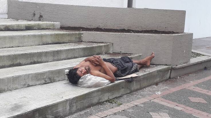 Coordinador del programa de atención de habitantes de calle en la ciudad, Jorge Rodas