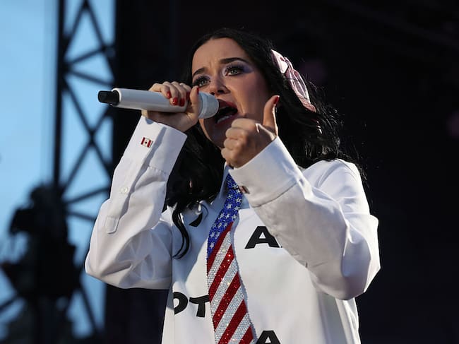 Katy Perry performing during the Blenheim Palace Festival at Blenheim Palace, W Wednesday July 1, 2026. (Photo by Chris Radburn/PA Images via Getty Images)
