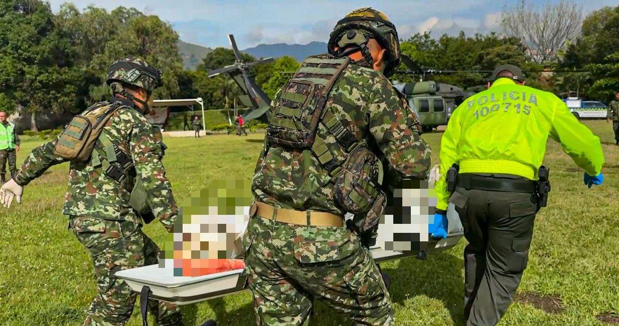 Operaciones militares en Antioquia.