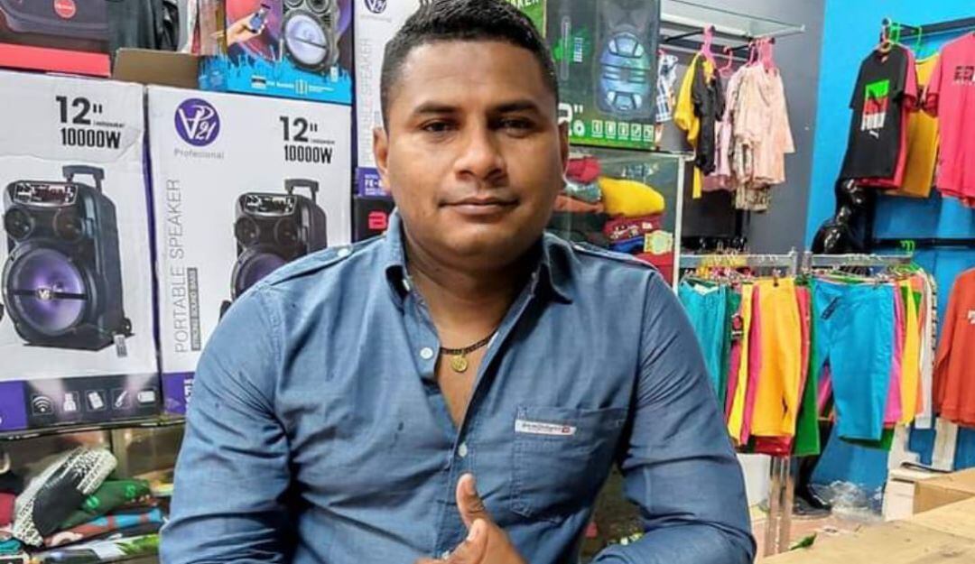 El patrullero de la Policía Alexander Guerrero.