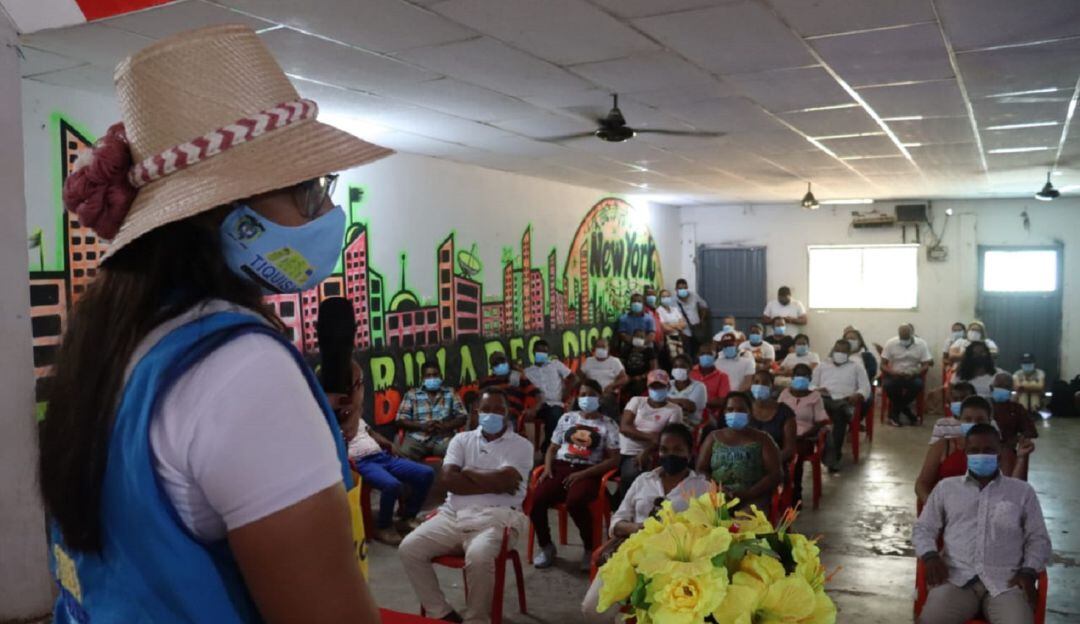 Esta población está ubicada en zona rural del municipio de Tiquisio