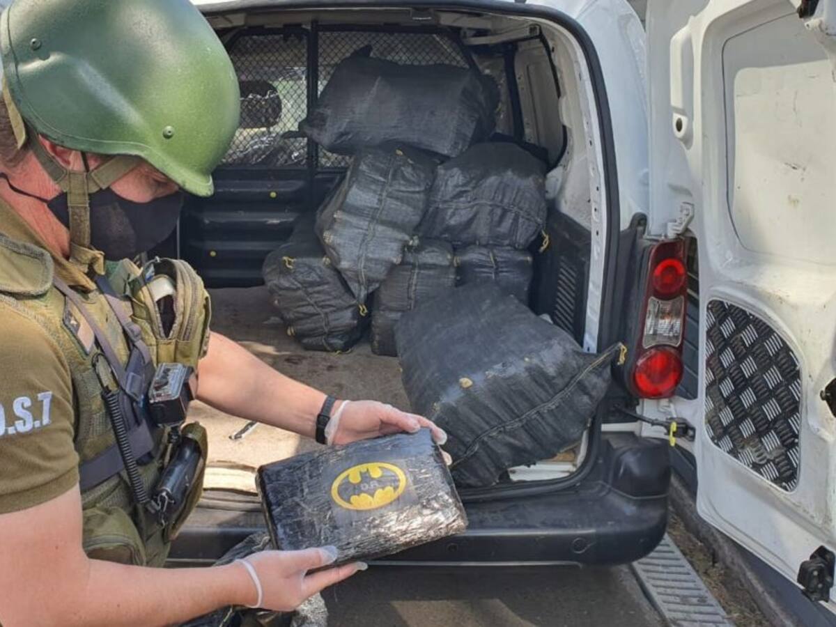 Chile desarticula banda narcotraficante aliada con disidencias colombianas