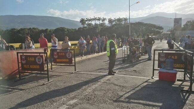 Venezuela habilitó este martes 20 de diciembre el paso en la frontera que comienza de manera progresiva. Foto: Cortesía Mauricio Parada