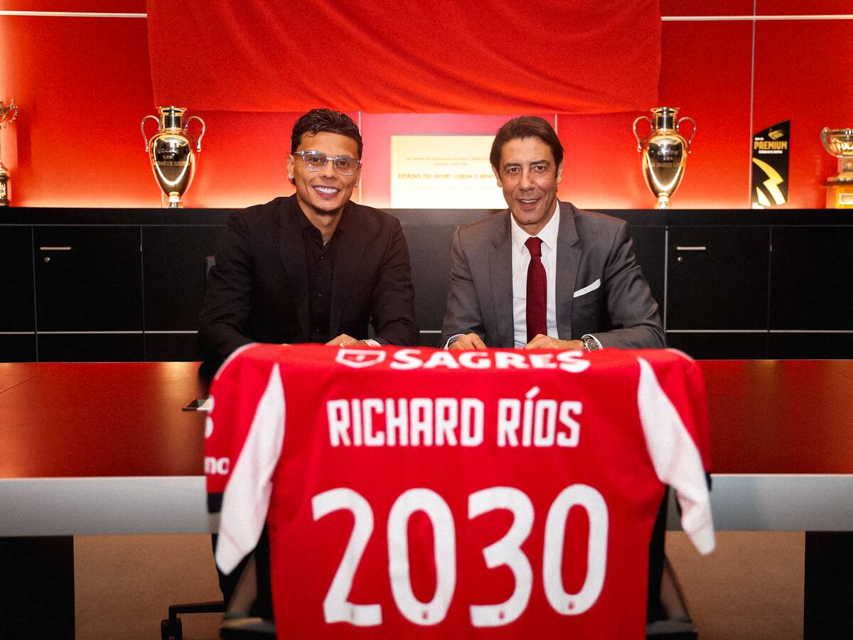 Emocionantes primeras palabras de Richard Ríos como jugador del Benfica