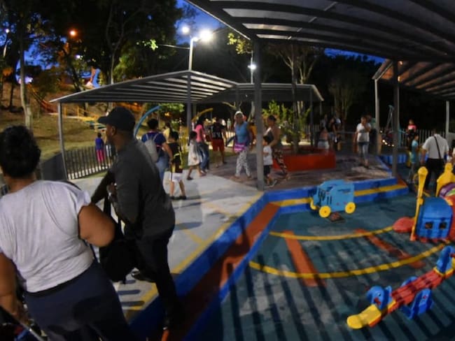 Alcaldía inauguró parque para la primera Infancia