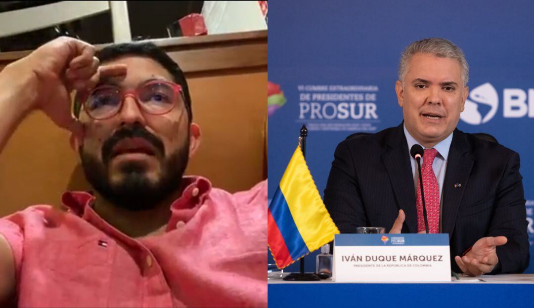 Oswaldo Ortiz lamenta haberle hecho campaña a Iván Duque