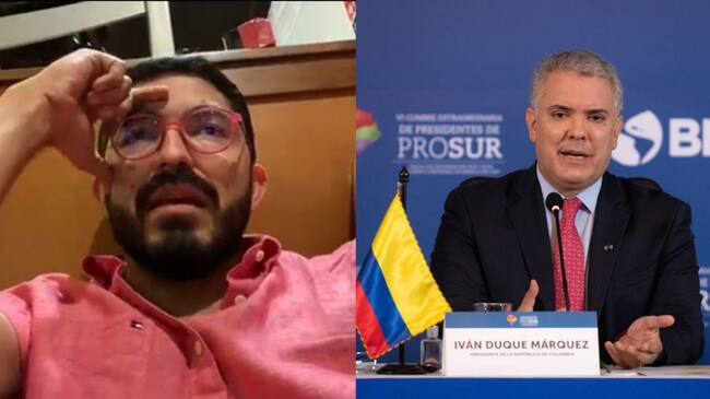 Oswaldo Ortiz lamenta haberle hecho campaña a Iván Duque