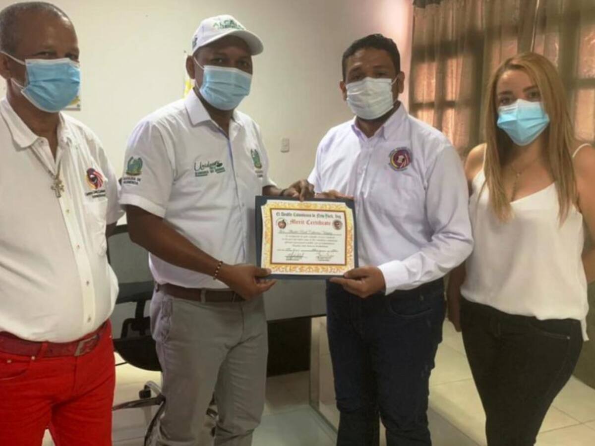 Centro Cultural Colombo de Nueva York exalta a Alcalde de Clemencia