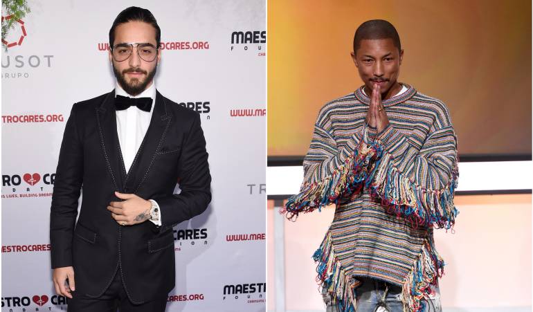 Maluma y Pharrell Williams
