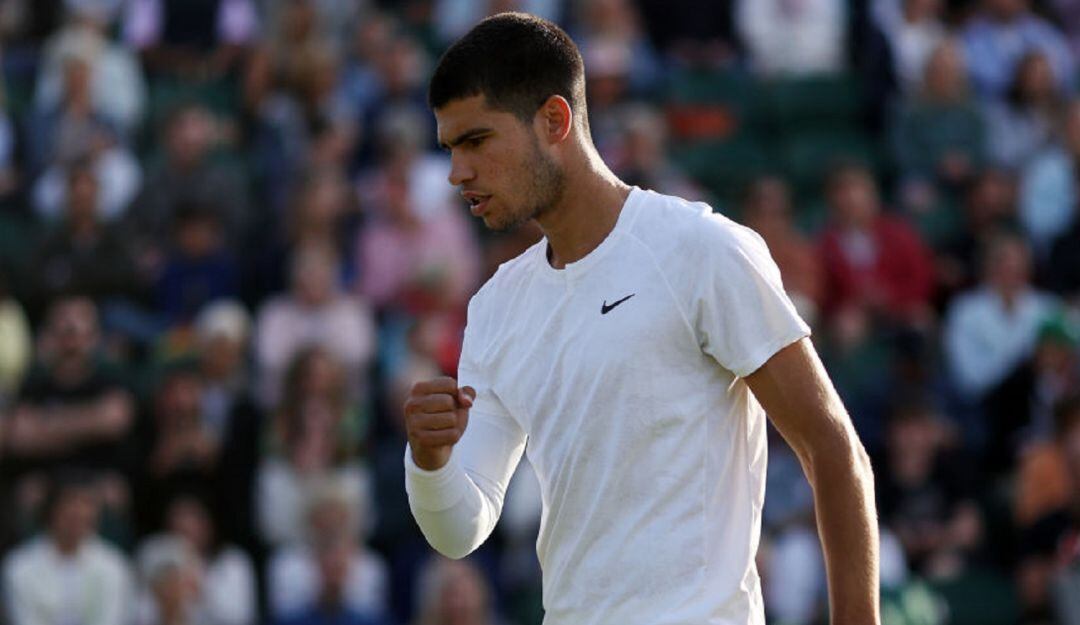 Carlos Alcaraz en Wimbledon