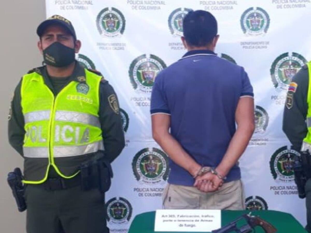 Por porte ilegal de armas fue detenido en Marmato