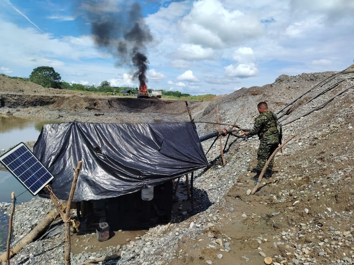Cáceres: Intervinieron cinco unidades mineras en las que extraían alrededor de 12 mil gramos de oro