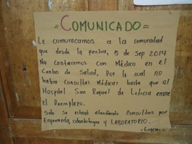 Negligencia en el pago a médicos de Hospital San Rafael en Leticia