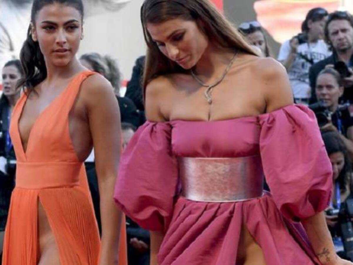 C-string: curiosa ropa interior que usaron Giulia Salemi y Bella Hadid en el festival de Venecia