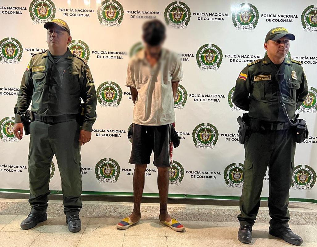 Habitante en condición de calle. Foto Policía Neiva