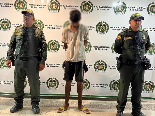 Habitante en condición de calle. Foto Policía Neiva