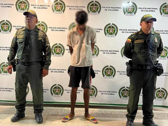 Habitante en condición de calle. Foto Policía Neiva