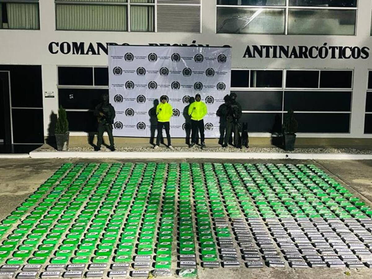 En la Zona Bananera del Magdalena decomisan más de media tonelada de cocaína