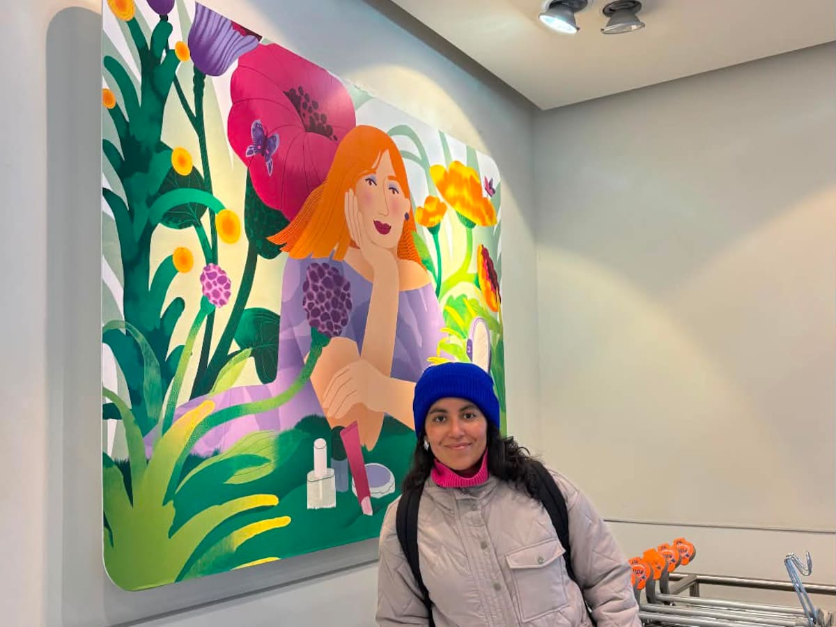 Las ilustraciones de una artista colombiana llegaron a miles de tiendas en Alemania