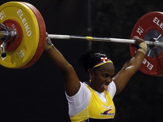 En el levantamiento de pesas Ubaldina Valoyes logra medalla de oro
