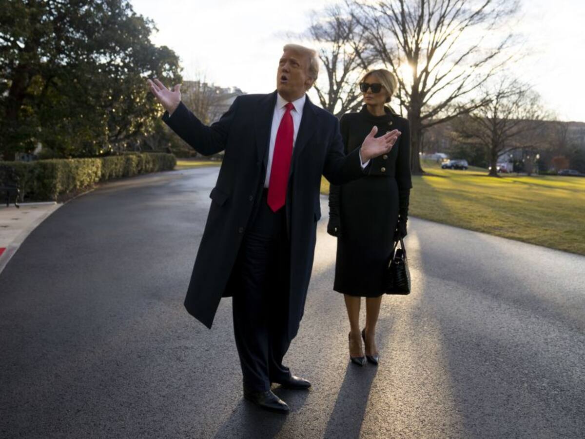 Trump deja la Casa Blanca: "Volveremos de alguna forma"