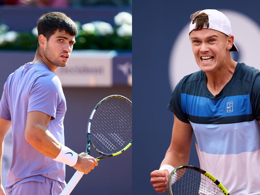 Carlos Alcaraz y Holger Dune/Getty Images. 