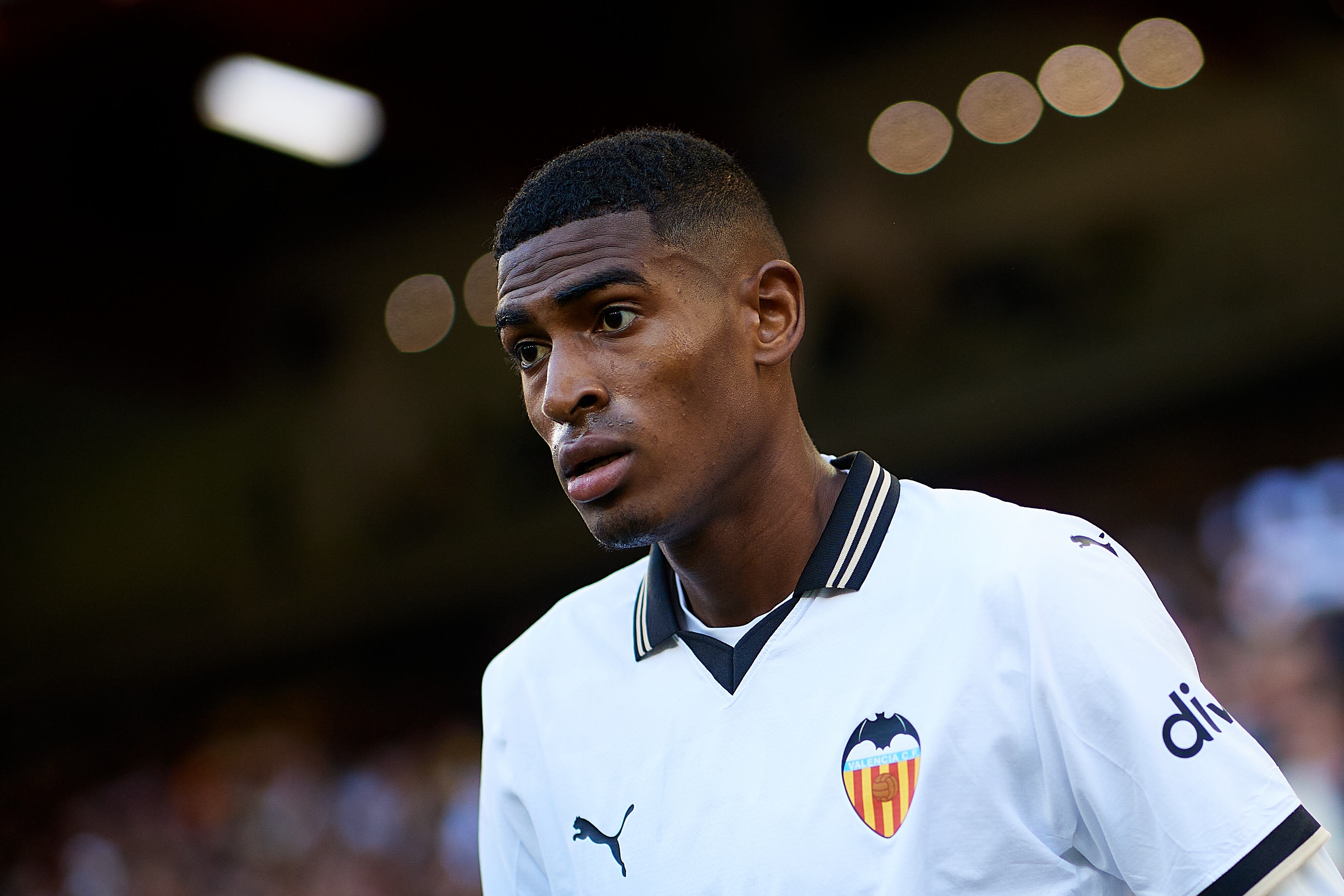 Cristhian Mosquera, defensa colombo-español del Valencia. (Photo by David Aliaga/NurPhoto via Getty Images)