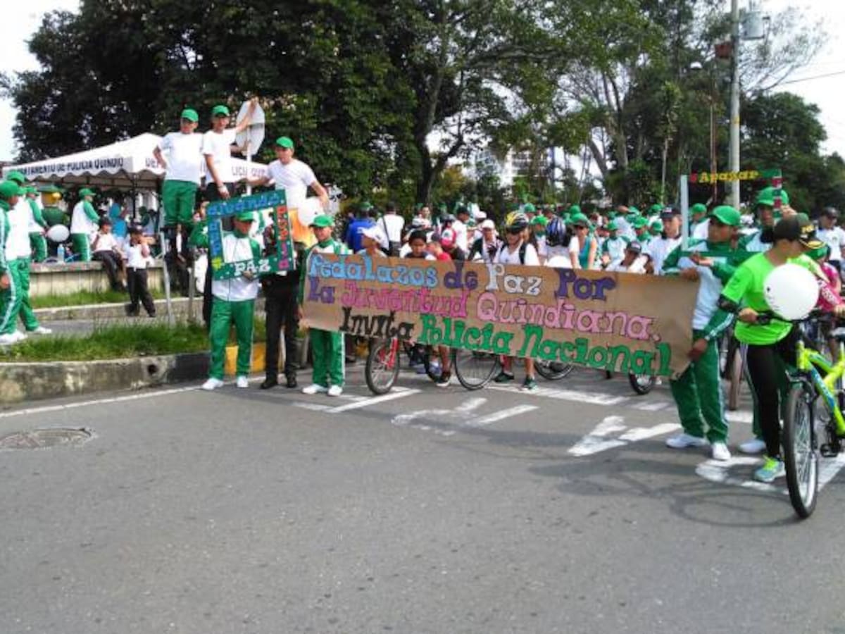 Pedalea por la paz se tomó las calles de Armenia