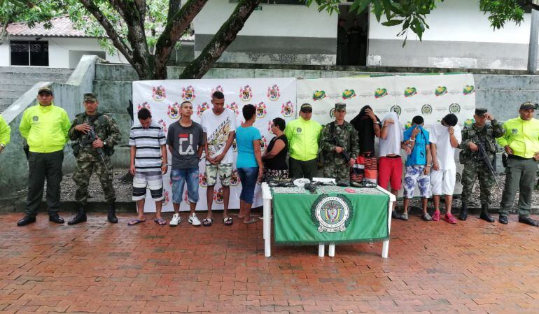 Imagen de los capturados.