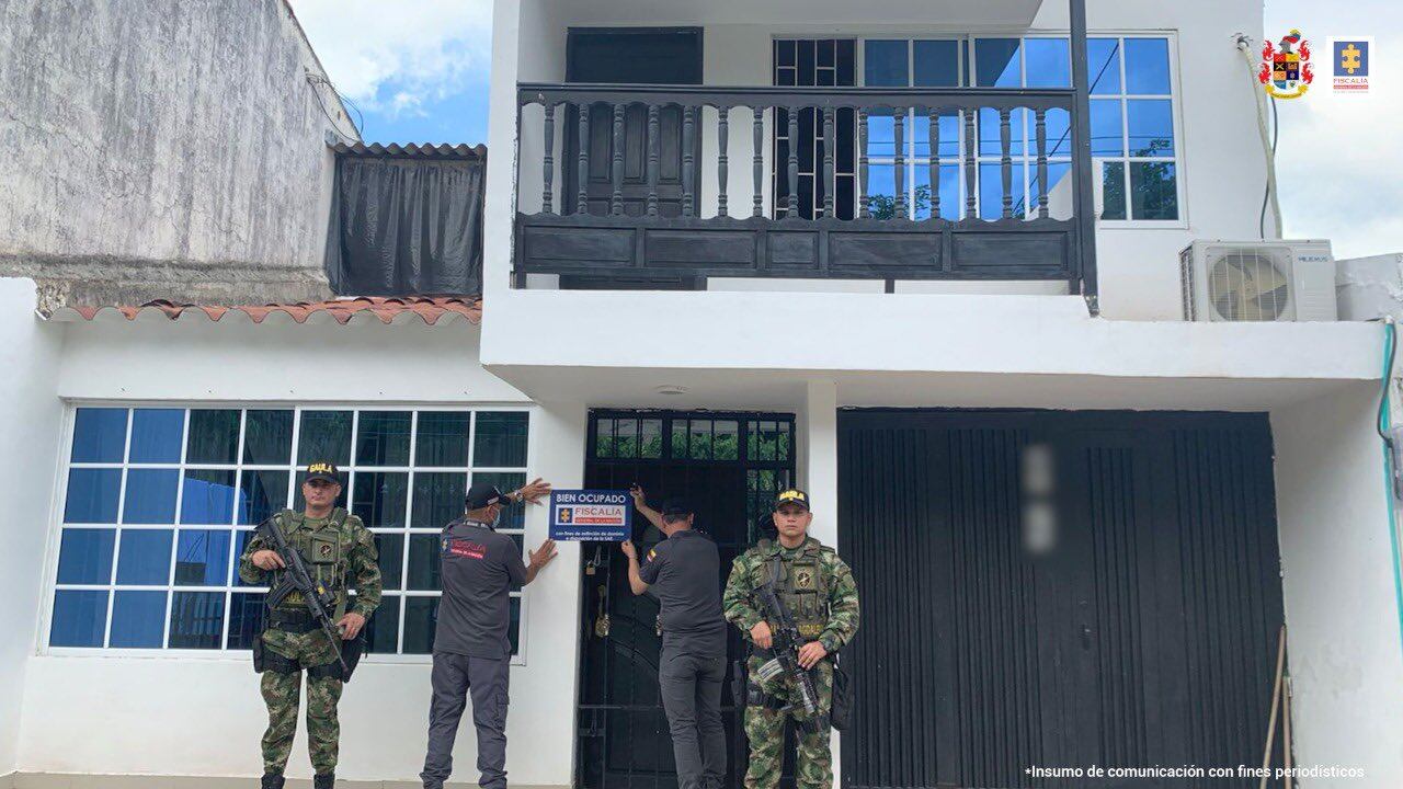 Bienes ocupados por la Fiscalía General de la Nación