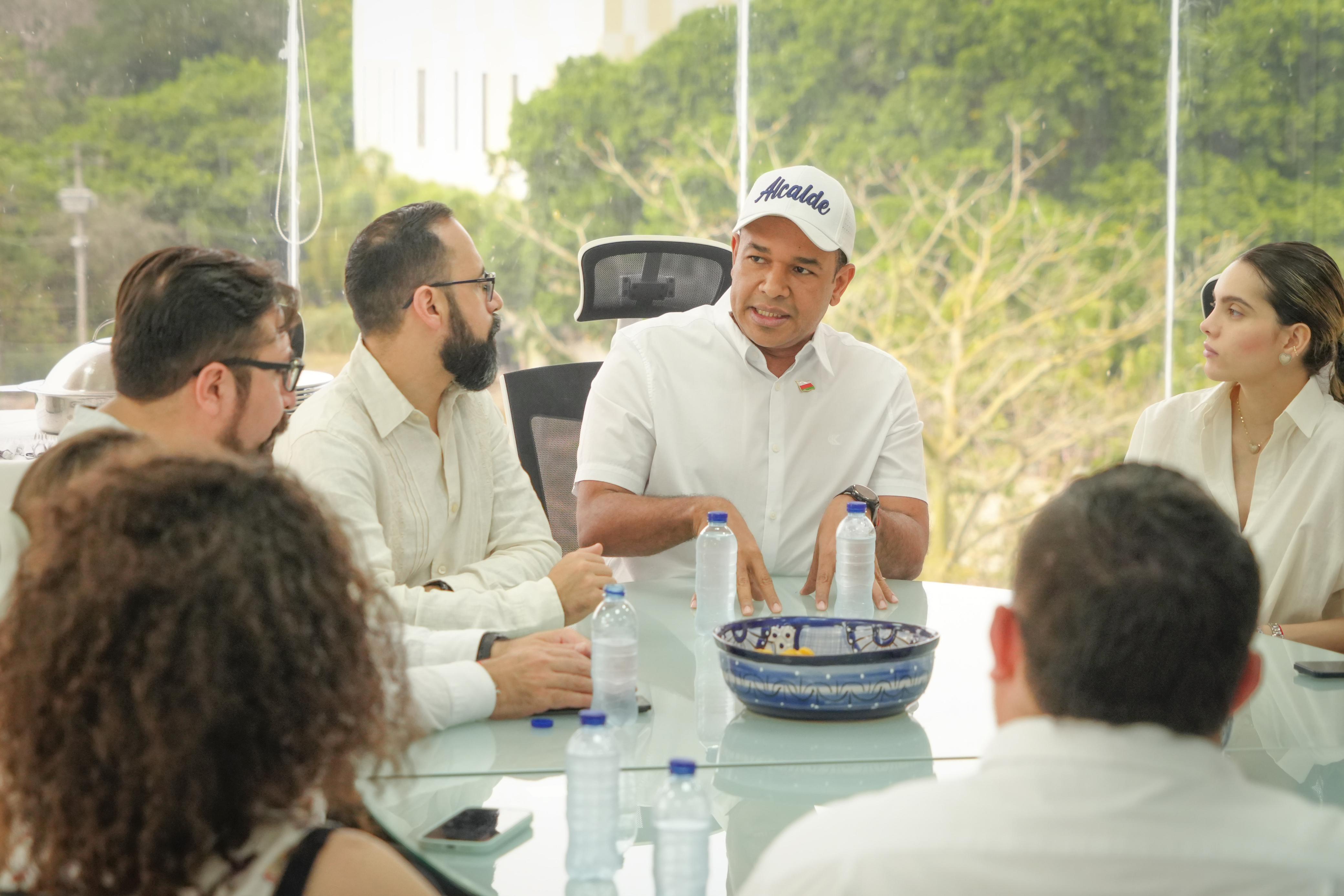 En marzo pasado, el alcalde de Sincelejo se reunió con el ministro de Minas. Foto / Alcaldía de Sincelejo.