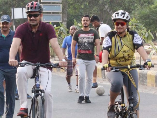 El Raahgiri Day en la India es el equivalente de la ciclovía.