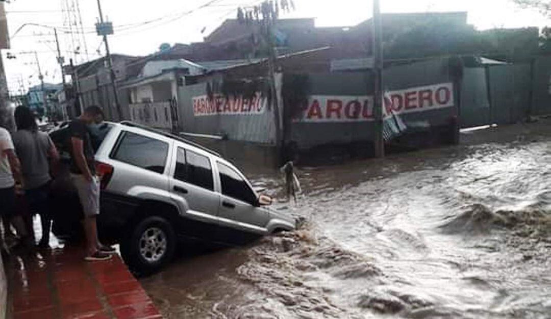 La torrencial lluvia afectó vario sectores del municipio