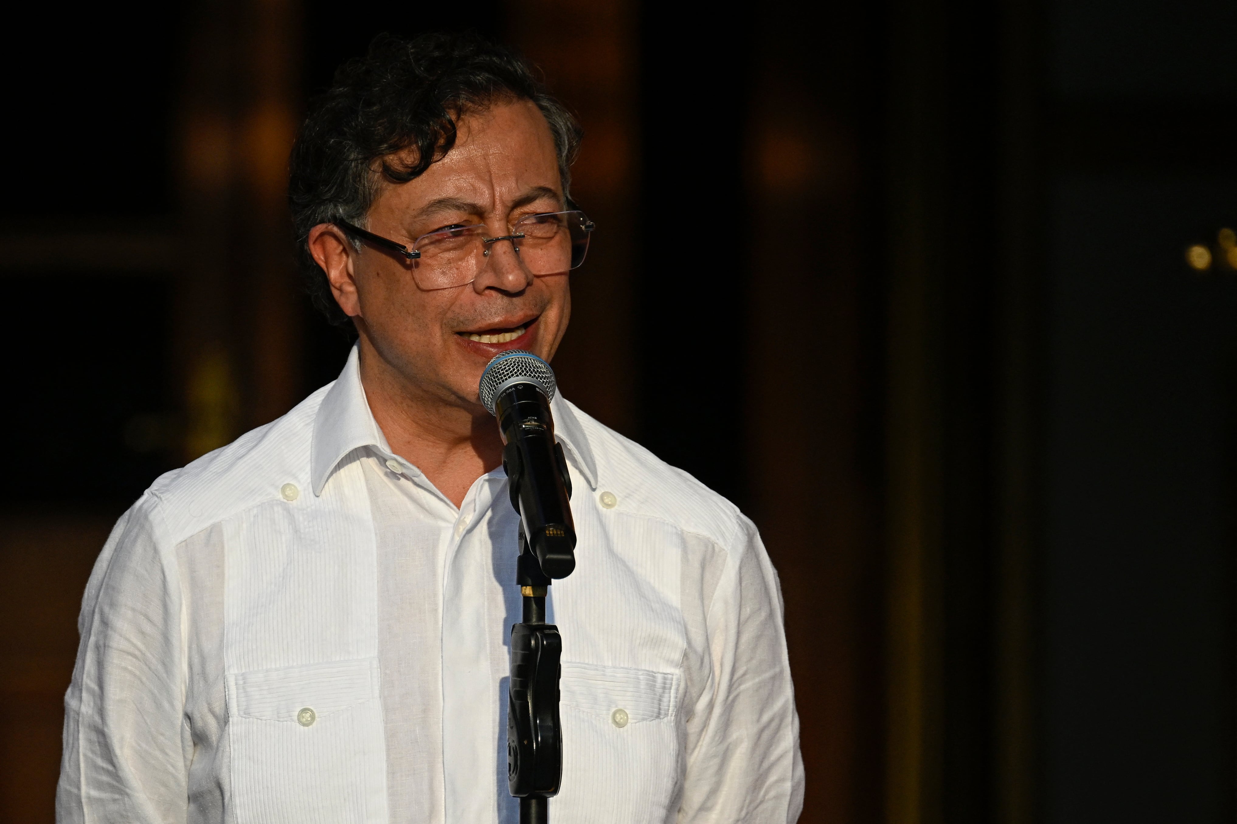 Gustavo Petro, presidente de Colombia. Foto: AFP.