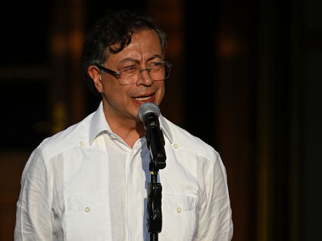 Gustavo Petro, presidente de Colombia. Foto: AFP.